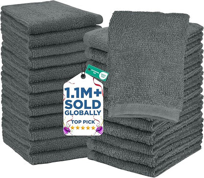 DAN RIVER 24 Pack Wash Cloths for Showering