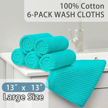 Turquoise Washcloths