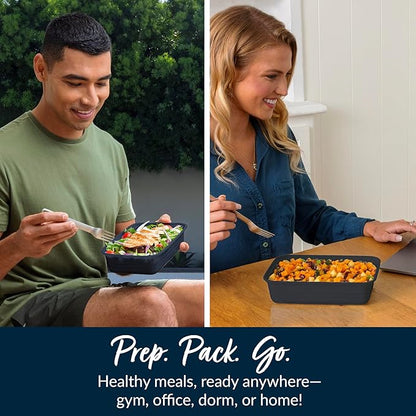 Bentgo Prep - 20-Piece 1-Compartment Reusable Meal Prep Containers
