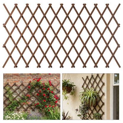 Expandable Garden Trellis, Trellis for Climbing Plants Outdoor, Wooden Lattice Fence Wall Panel Lattice Panels for Outside, for Climbing Plants Vine Ivy Rose Clematis (37" x 90", 1PC)