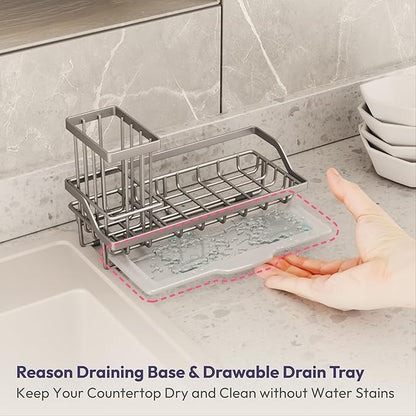 SWTYMIKI Sink Caddy Sponge Holder