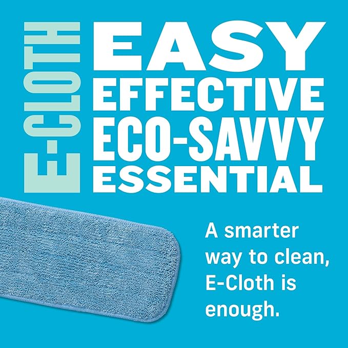 E-Cloth 4-Pack Deep Clean Mop Head, Microfiber Mop Replacement Head, Perfect
