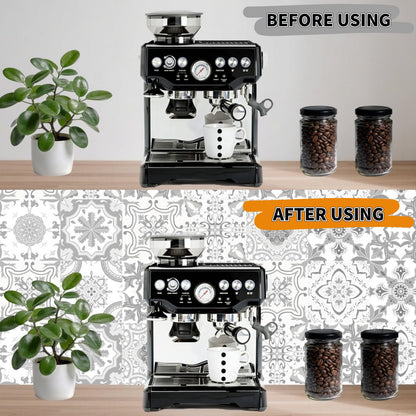 PVC Peel and Stick Tile Stickers 24Pcs Waterproof Removable Backsplash Wall Decals Self-Adhesive Subway Stickers for Kitchen Bathroom RV Instant DIY Upgrade Sticker(Style A, 5.91 x 5.91 Inch)
