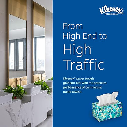 Kleenex Professional Paper Hand Towels, Premium Absorbency Pockets, Pop-Up Box