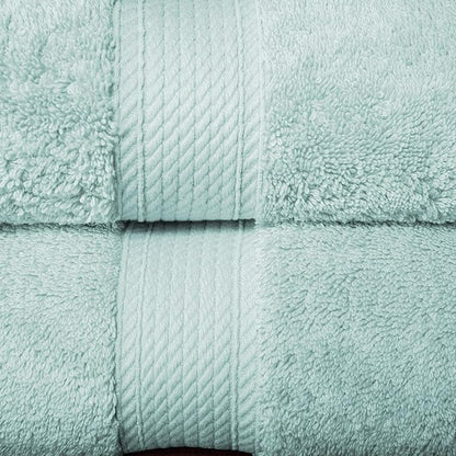 SUPERIOR Egyptian Cotton Pile 10 Piece Towel Set, Includes 2 Bath, 4 Hand