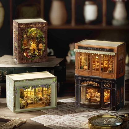DIY Miniature House Kit, CUTEROOM Mini House Kit for Adult to Build