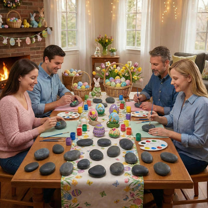 FUTUREPLUSX 20 PCS Painting Rocks, 2-3 Inch Natural Smooth River Rocks for Painting, Flat Stones for Kindness, Mother's Day Crafts, Garden Decor & Kids Art Projects