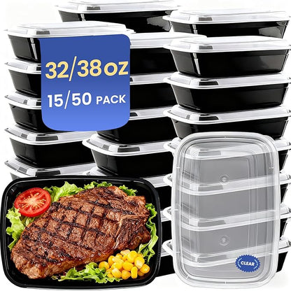 50 Pack 32 oz Take Out Food Storage Containers