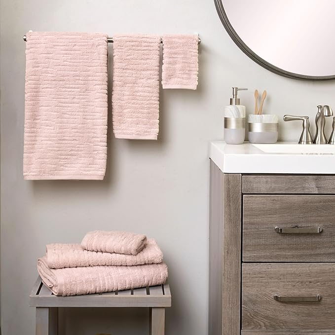SKL Home CloudSoft 100% Cotton Luxury 2-Piece Hand Towel Set, 600 GSM, Ultra