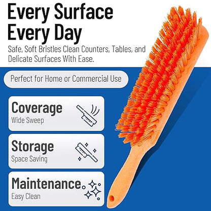 SPARTA Handheld Soft Counter Brush 8 Inch Bristle Span, Countertops, and