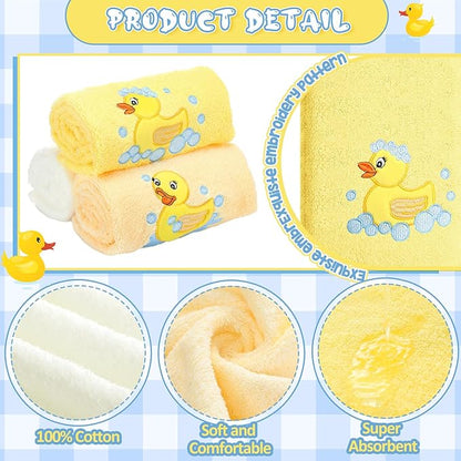 3 Pack Rubber Ducky Coastal Hand Towels