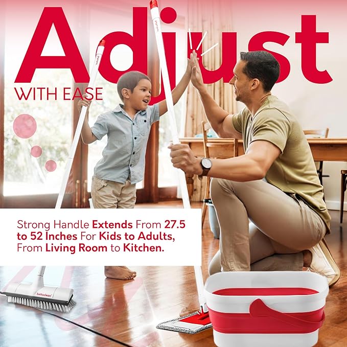 Collapsible Mop and Bucket Set