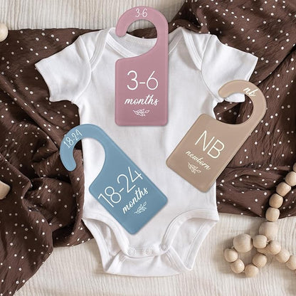 Whaline Acrylic Baby Closet Dividers Boho Hanging Acrylic Infant Clothes Hanger