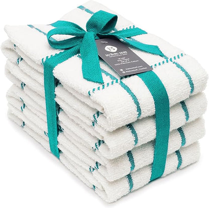 100% Cotton Terry Dish Cloth & Dish Towel)