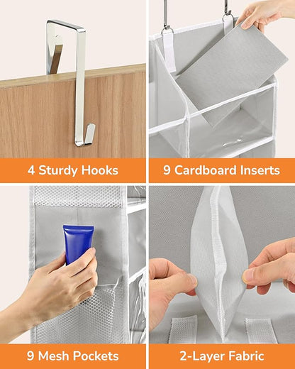 ULG Over the Door Organizer, 5-Tier Extra Large Hanging Storage