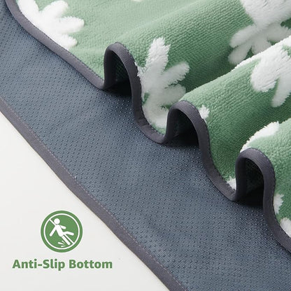 LOOBANI Extra Large Whelping Pad, Non-Slip Dog Pee Pads Washable, Fast Absorbent Reusable Pee Pads for Dogs, Waterproof and Leakproof Dog Playpen Mat for Floor, Crate, Potty (48"x48",2 Packs)