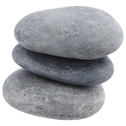 GINLANK 20 Pack Large Smooth River Rocks for Painting (4-5 Inch),Flat Painting Rocks for DIY Crafts, Christmas Decor, Garden Decoration