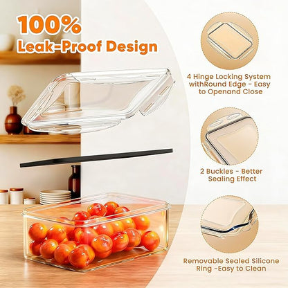 52 Pcs Food Storage Containers