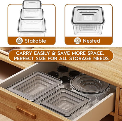48 PCS Food Storage Containers