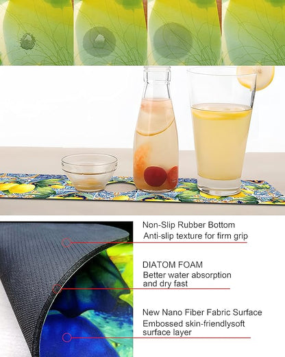 Kitchen Sink Splash Guard Faucet Mat Super Absorbent Fast Drying Mat Sink
