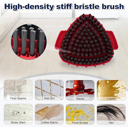 Scrubber Mop Head for Ocedar, Upgrade Scrub Brush for Ocedar, Spin Mop Scrub