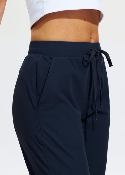 Libin Joggers for Women Petite/Regular/Tall Dance Sweatpants Athletic Workout Tapered Lounge Casual Teacher Pants for Running Yoga Cloths, Navy XL