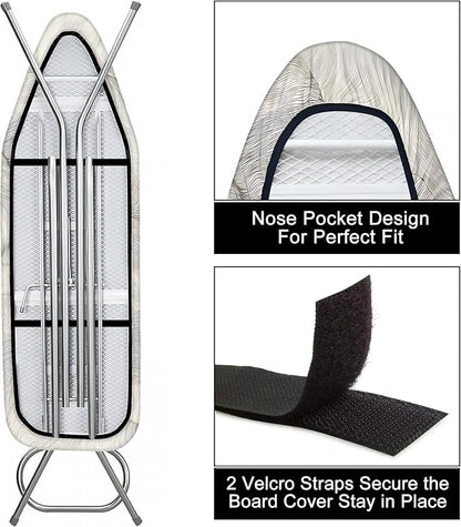 Quick Install Ironing Board Cover 17" x 55" Ironing Board Cover
