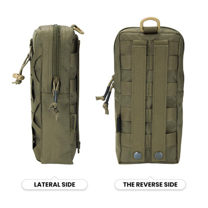 EXCELLENT ELITE SPANKER Tactical EDC Pouch Molle Utility Tool Pouches Gadget Organizer Pocket Waist Belt Bag(Ranger Green)