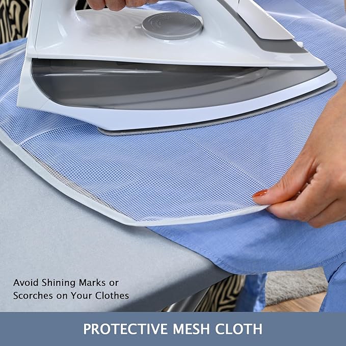 SheeChung 14"x42" Over The Door Ironing Board Cover, Thick Iron Covers
