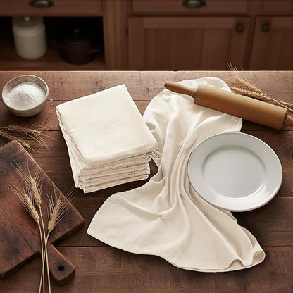 Utopia Kitchen Natural Flour Sack Towels 100% Cotton Tea Towels