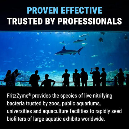 Fritz Aquatics FritzZyme 7 Live Nitrifying Bacteria Naturally Removes Amonia & Nitrite for Freshwater Fish (1-Gallon)