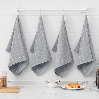 Mordimy 100% Cotton Terry Cloth Kitchen Towels, Super Soft and Absorbent Dish