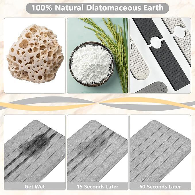 Stone Faucet Mat for Kitchen Sink
