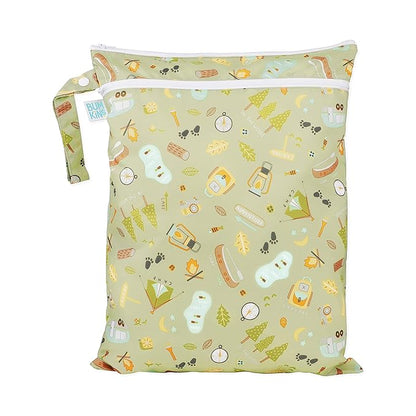 Bumkins Waterproof Wet Dry Bag for Baby, Swim Suit, Cloth Diapers, Pump Parts