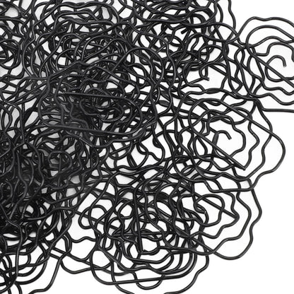 Paperclips Set, Metal Decorative Exquisite 50pcs Flower Paper Clips Cute for Office for Scrapbooking (Black)