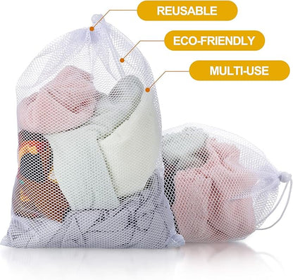 TecUnite 10 Pcs Mesh Laundry Bags