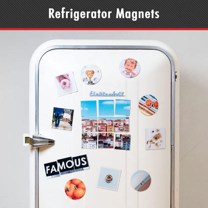 10pk Magnetic Sheets with Adhesive Backing 8x10 inch | Cut to Size Magnet Sheets for Dies, Photos, Stamps, Crafts