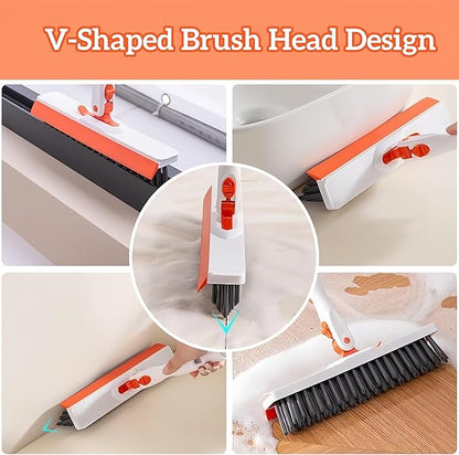 53''Grout Cleaning Brush with Long Handle, Grout Cleaner Brush