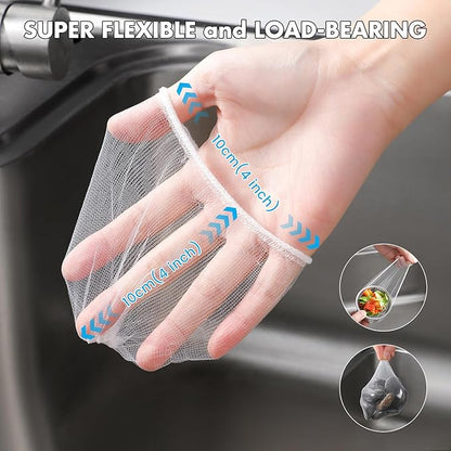 200 Pack Kitchen Sink Strainer Mesh Bag, Anti-Clogging Disposable Sink Drain