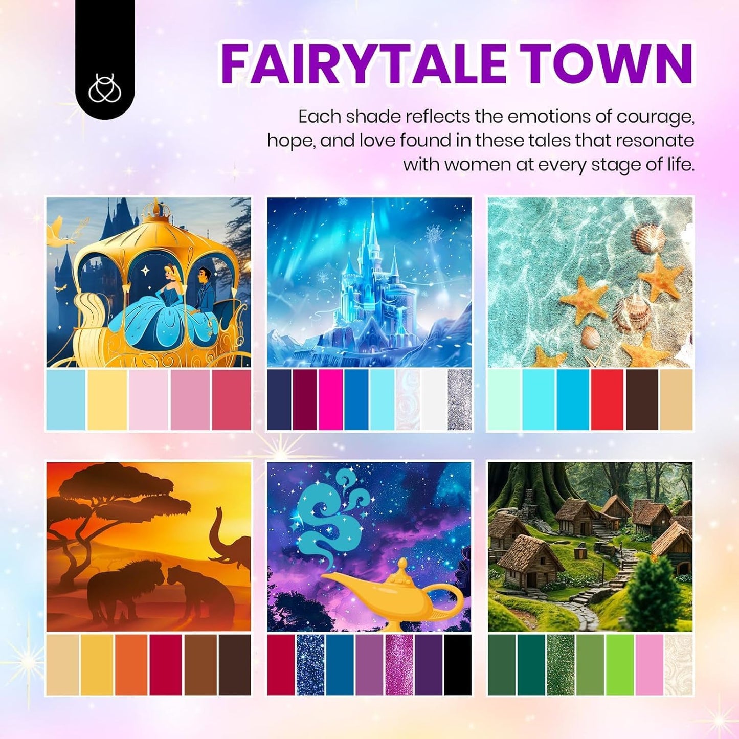 Beetles Fall Gel Nail Kit, Mystic Wonderland Gel Polish Set, 36 Colors Burgundy Brown Orange Red Polish Kit with Base Coat Glossy Matte & Glitter Top Coat Soak Off UV Led Nails Gifts for Women
