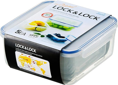 LOCK & LOCK Easy Essentials Food Storage lids/Airtight containers, BPA Free