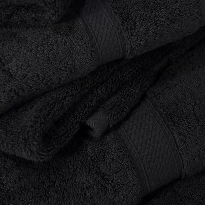 SUPERIOR Solid Egyptian Cotton Towel Set, Washcloths 13” x 13”, Hand Towels 20”