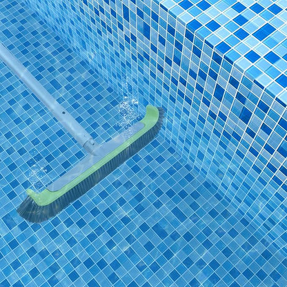 Sepetrel 17.5" Pool Brush Head for Cleaning Walls, Heavy Duty Inground/Above