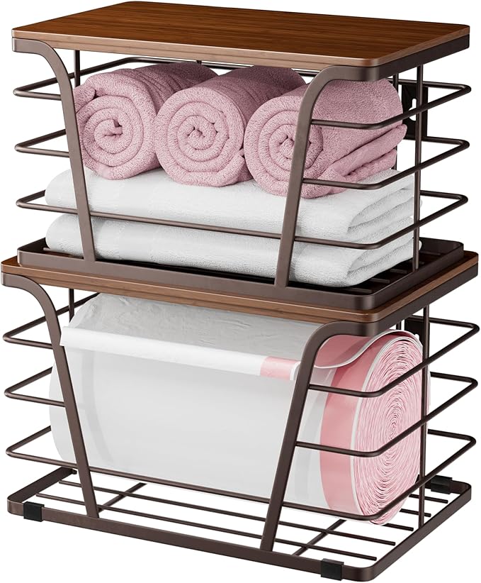 Extra Large 2 Pack Potato and Onion Storage Bins, Stackable Storage Pantry