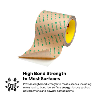3M - 9495LE 0.5" x 60yd 9495LE Adhesive Transfer Tape - 0.5 in. x 180 ft. Double Coated Polyester Tape Roll with 300LSE Laminating Adhesive. Sealants and Adhesives, Transparent