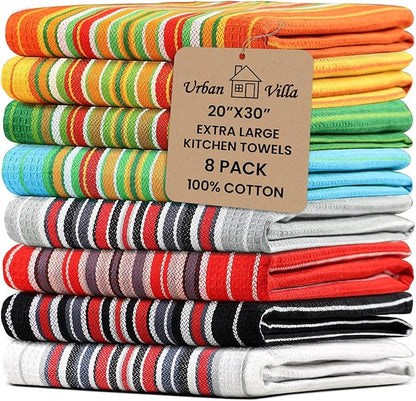 Urban Villa Kitchen Towels 100% Cotton Dish Towels