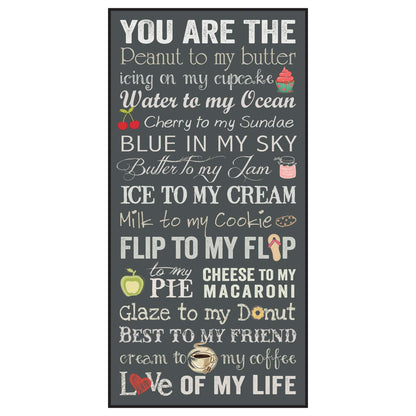 P. Graham Dunn You are The Peanut to My Butter Love of My Life 18 x 9 Wood Wall Plaque Sign