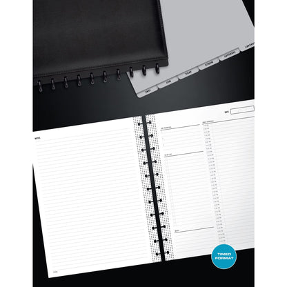 TUL® Discbound Undated Daily Refill Pages, 8-1/2" x 11", Undated, 50 Sheets