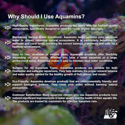 Aquarium Plant Fertiliser & Ammonia Remover – All-in-One Mineral Supplement for Aquatic Plants, Freshwater & Saltwater Tanks – Enhances Growth, Colour (Anti Ammonia 100ml/3.38fl oz)