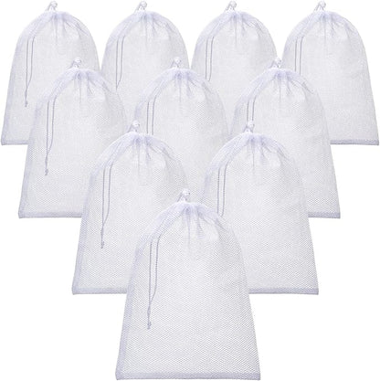 TecUnite 10 Pcs Mesh Laundry Bags